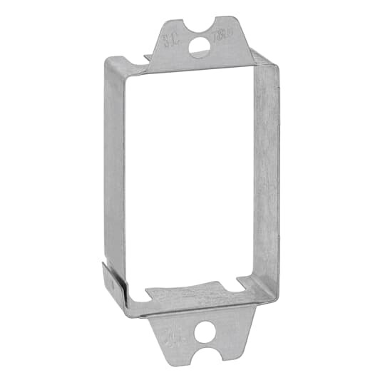 Switch Box Extension, 3.5 Cubic Inches, 7/8 Inch Maximum Adjustable Depth, Pre-Galvanized Steel, Fits Snugly Inside All Single Gang Switch Boxes, Furnished with 1-1/4 Inch Long Screws for Mounting