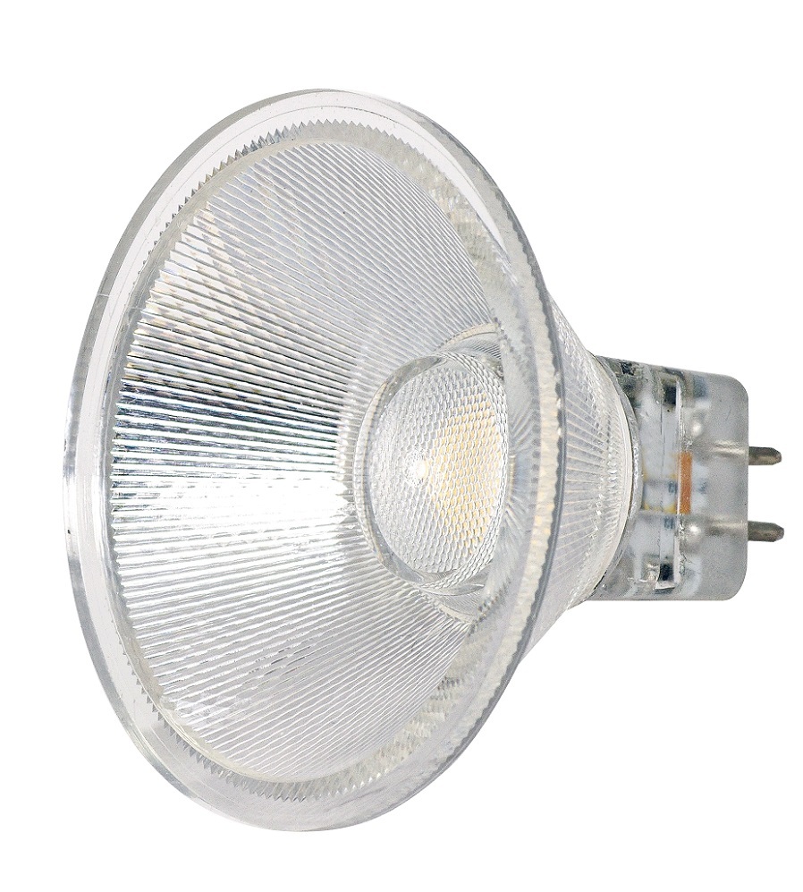 MR LED, Designation: 3W - LED MR16 LED - 40' Beam Spread - GU5.3 Base - 5000K - 12V