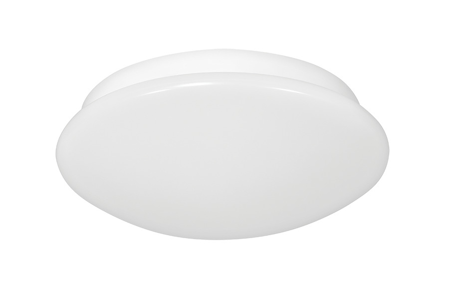 Skeet Xl 12In 12W, LED, 3000k, 120V Triac, Dimmable with round Basic Lens, White