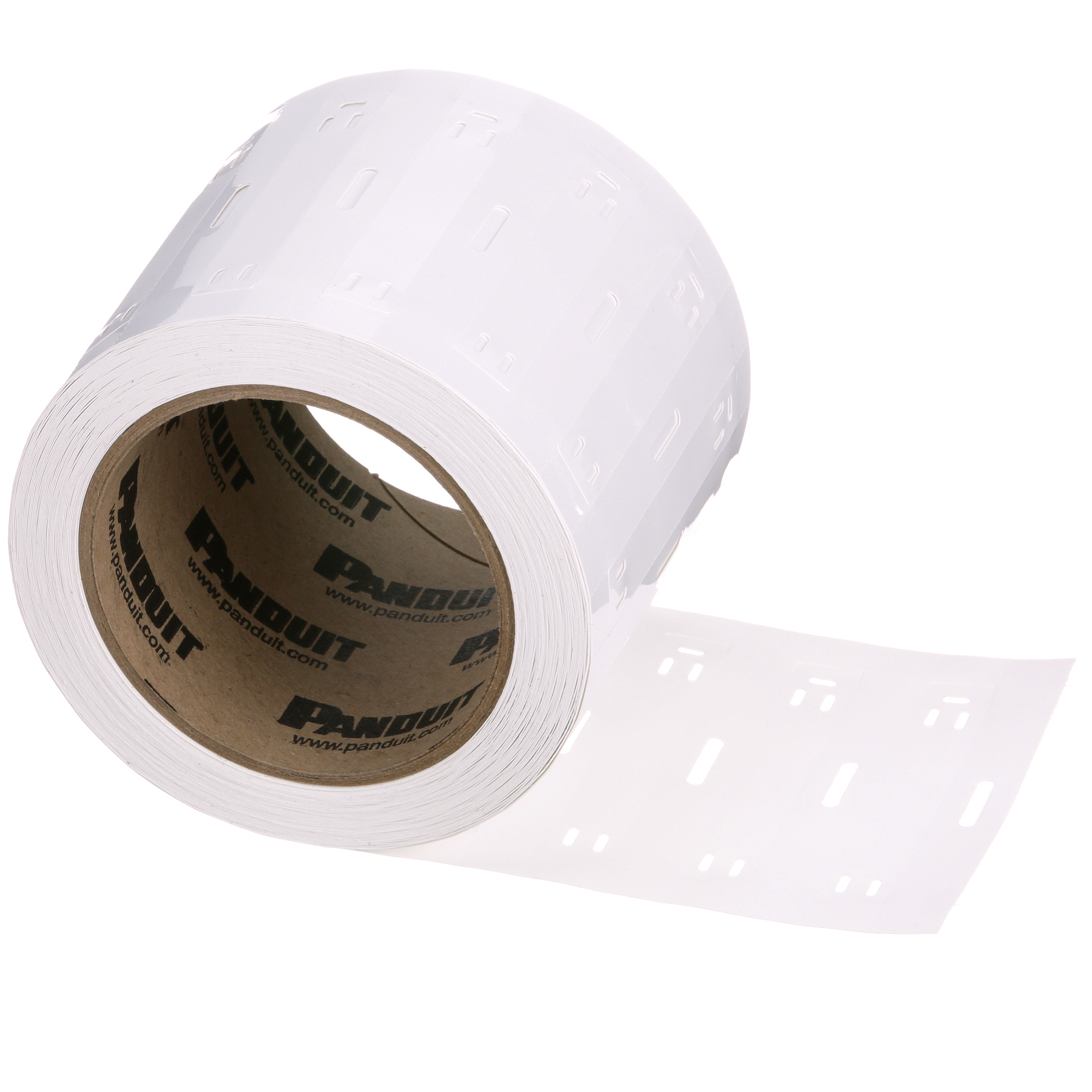 M300X100Y7T Mkr Plate, Polyester/PO, White, TT, 1"x3", 1" PO H