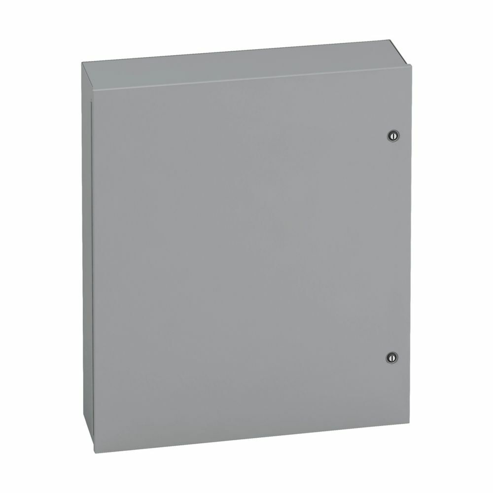 Eaton B-Line series Type 1 panel enclosures, 48" height, 17" length, 36" width, NEMA 1, Hinged cover, 1 enclosure, Wall mount, Medium single door, Keyhole slots, Carbon steel