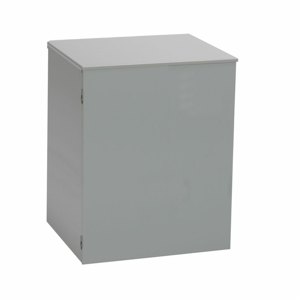 351 HC CT Utility Enclosure 3 Ringed, ANSI 61 Paint Finish, Galvanized Steel
