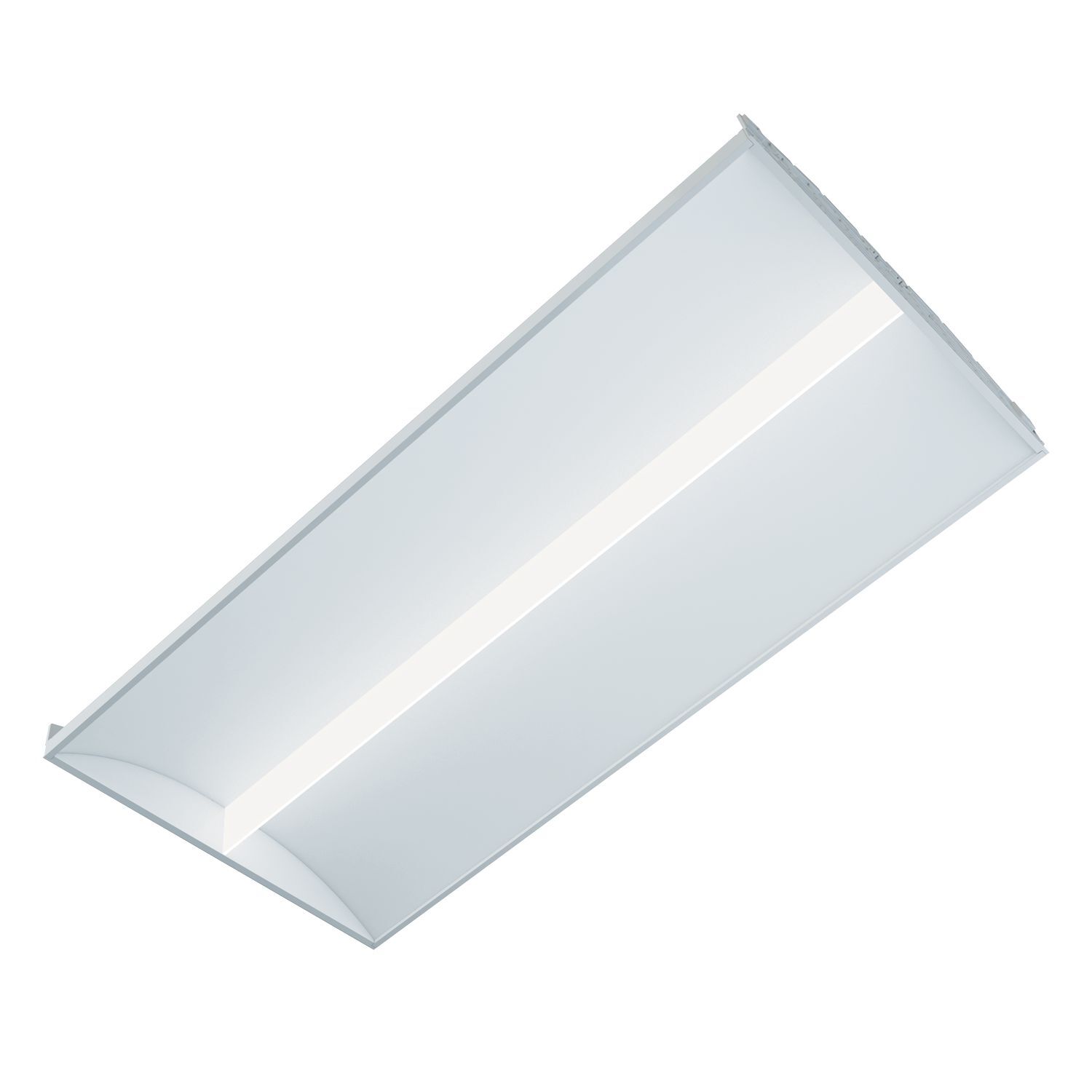 LED, 2'x4' SkyRidge, WaveStream, 3900 Lumens, 85 CRI, 4000K, UNV 0-10V Dimming Driver, Curved