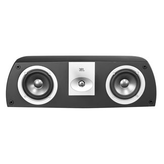 Architectural Edition Powered By JBL Dual 5-Inch Woofer Two-Way Shelf-Mount Center Channel Loud Speaker, Black