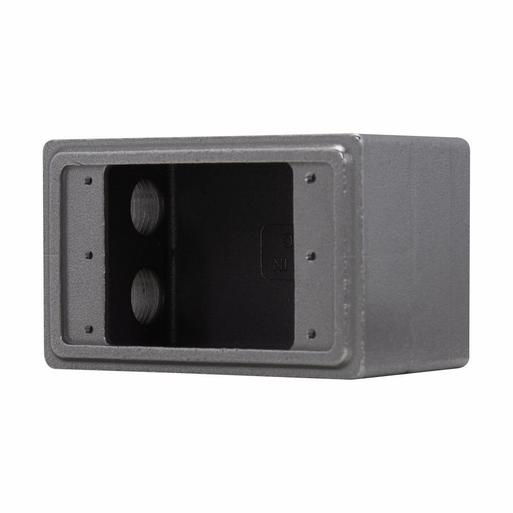 Eaton Crouse-Hinds series Condulet FD device box, Deep, Stainless steel, Single-gang, S shape, 3/4"