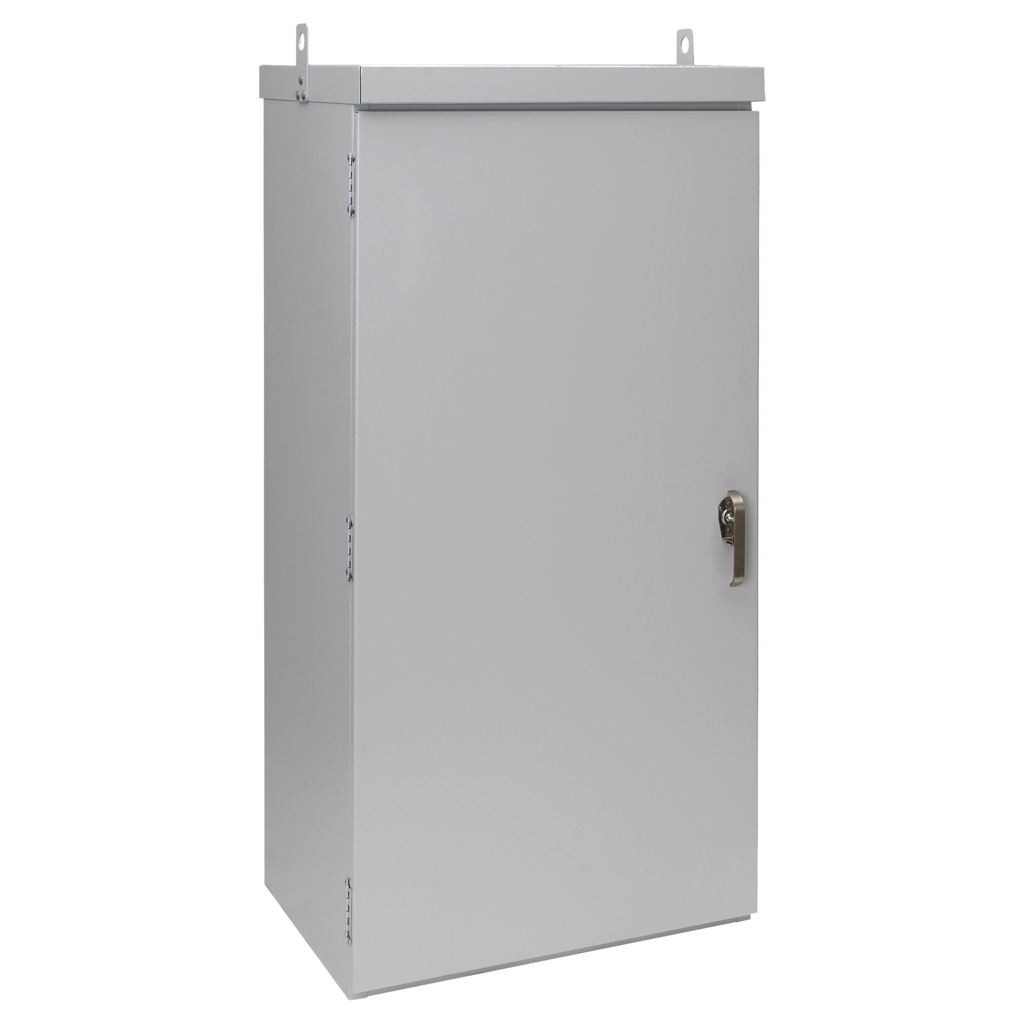 WeatherPro Outdoor Pad Mount Type 3R, 72.00x72.00x24.00, Lt Gray, Steel