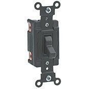 40 Amp, 600 Volt, Toggle Double-Pole Ac Welder, Industrial Grade, Non-Grounding, Black