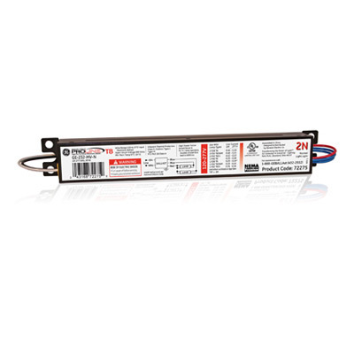 GE UltraMax, 60 Hz, Normal Ballast Factor, Instant Start, 9.5 IN Length, 1.3 IN Width, 1.18 IN Height, 2 or 1-F32T8
