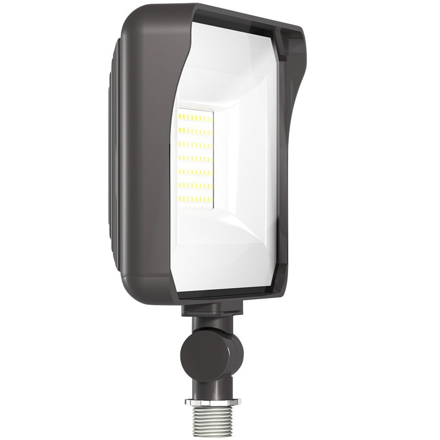 X34 Flood, 64W,6500Lm LED 120V, 5000k, 80 CRI, Bronze