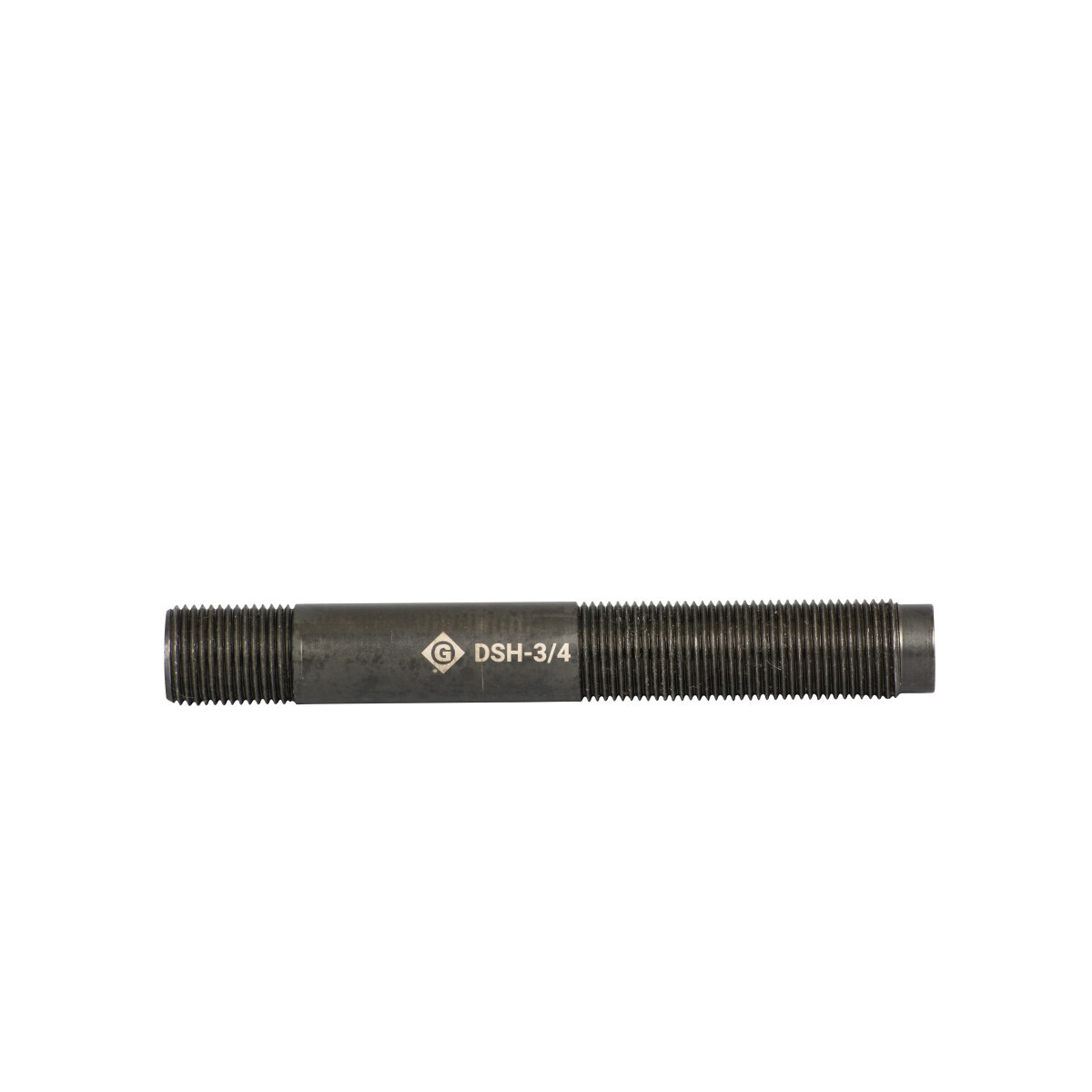 Easy threading - "dog point" tip helps eliminate cross-threading.  Hex key access for easy removal from tool.  Laser markings for quick part identification.  Use with Greenlee battery-hydraulic knockout drivers or 746A ram.  Use with Greenlee punches and dies.  Made in the USA.  Replaces 2113B