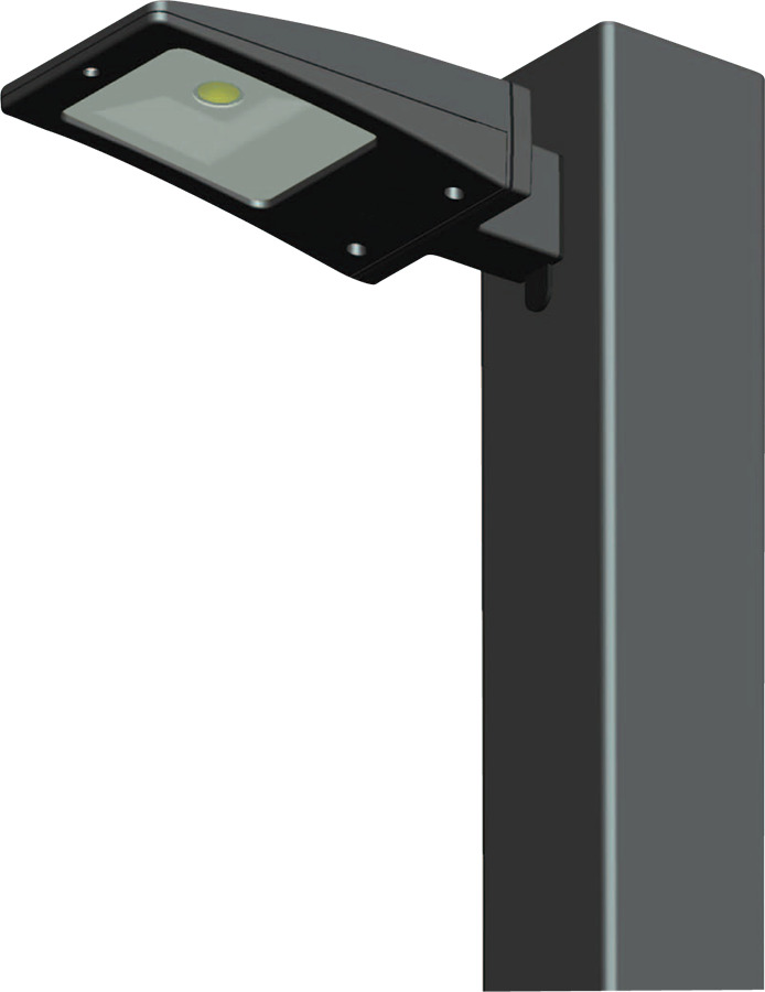 Area Lights 1297 Lumens Aled 10W 3000K Pole Mount Bronze