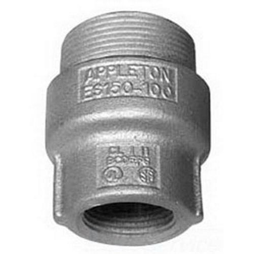 S150100 Sealing Hub; 1-1/2 Inch x 1 Inch, Male x Female, Malleable Iron