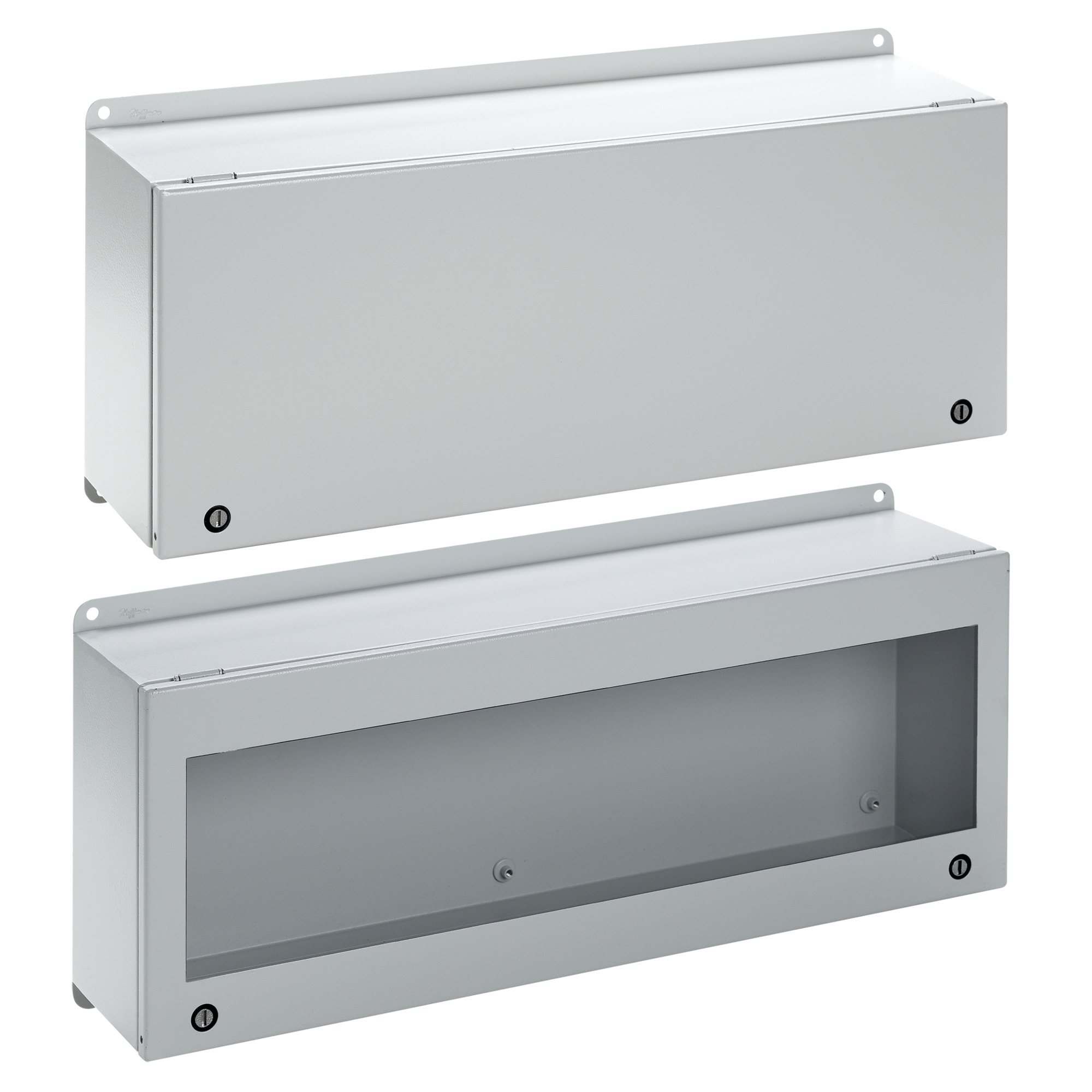 InLine Landscape Enclosure Type 4 12, 230x600x155mm, Light Gray, Mild Steel
