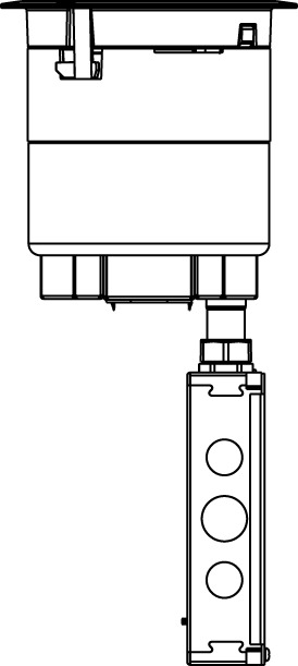 WLK 6IN PREWIRED SURF STYLE ASSEMBLY BK