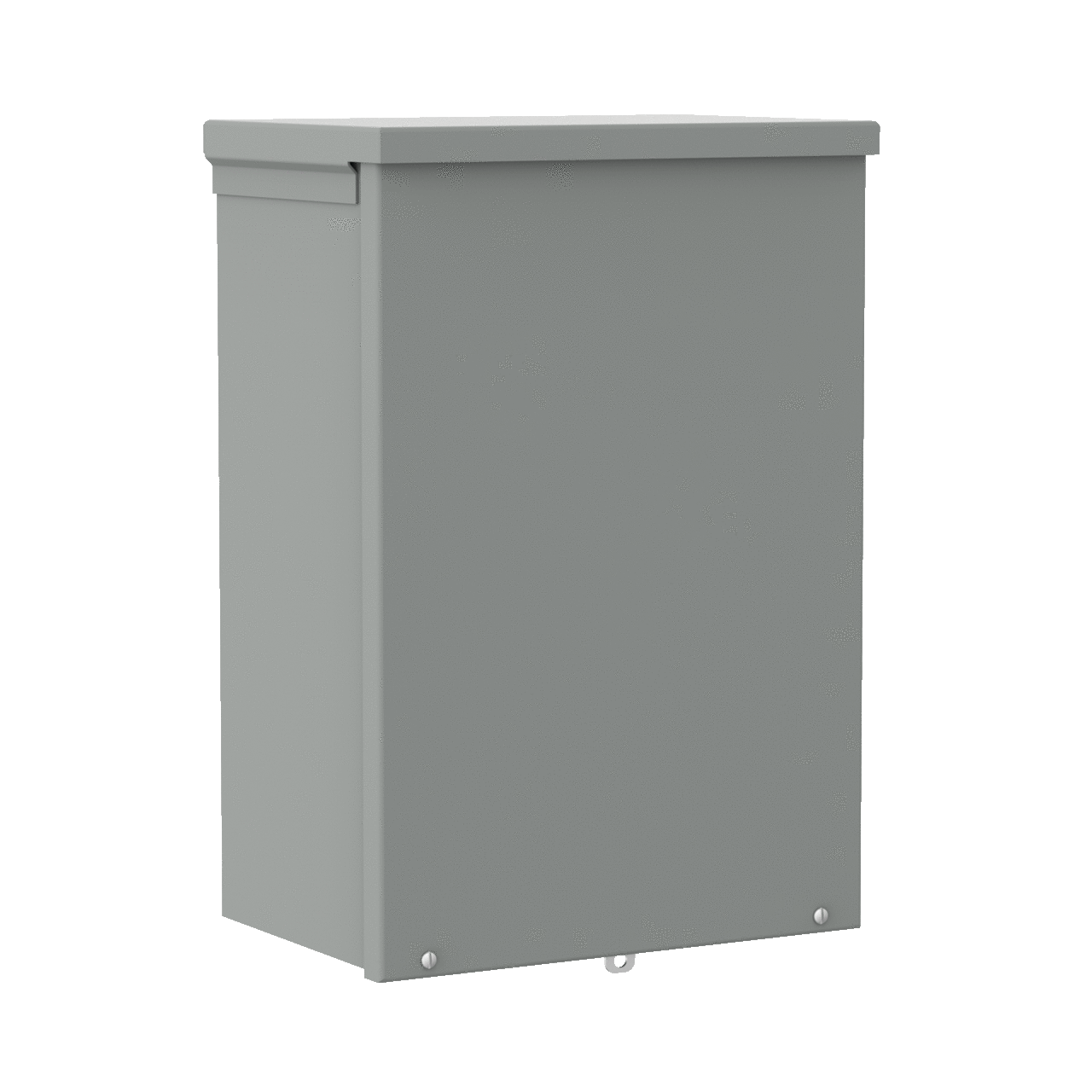Screw-Cover Drip-Shield Type 3R With Knockouts, 8x8x8, Gray, Steel
