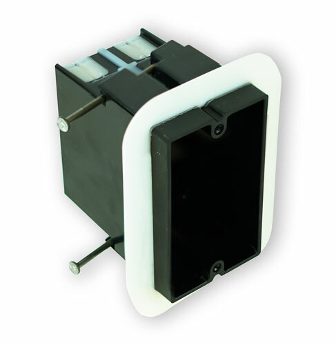 P-221NV Single gang Electrical Box, Polycarbonate/Thermoplastic, 22 cubic-inch capacity