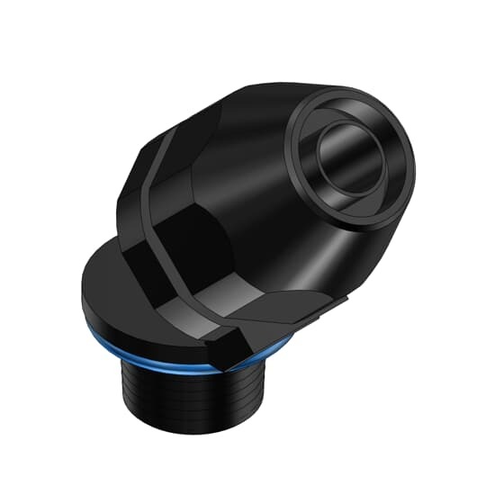 3/4 Inch 45 Degree Non-Metallic Liquidtight Bullet Connector