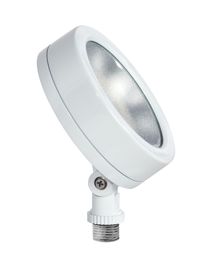 Leslie Bullet Flood, 13W, LED 120V, 5000k, 80 CRI, White