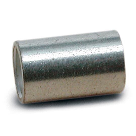 Non-Insulated Parallel Splice Connector For Wire Range 6 For Circular Mil Range 20,800-33,100 Length .5 Diameter .365,Metallic