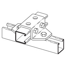 Eaton B-Line series U-support, 3.5" H x 5.43" L x 1.62" W, Steel, Electro-plated