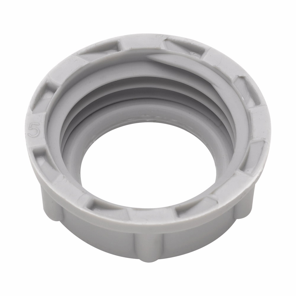 Eaton Crouse-Hinds series insulating bushing, Rigid/IMC, Insulated, Plastic, 105C, Threaded, 4"