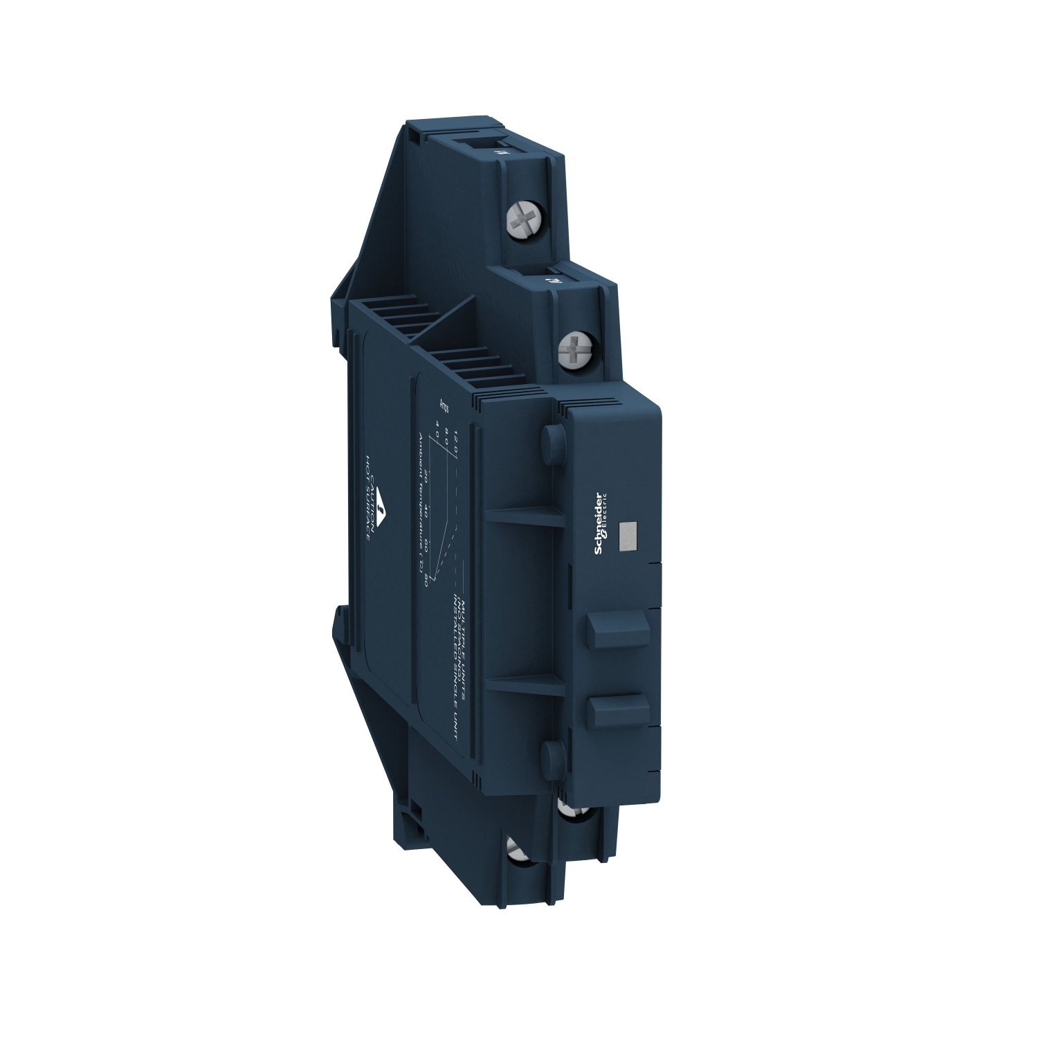 single phase relay, Harmony Solid State Modular Relayss, 12A, DIN rail mount, zero voltage switching, input 4 to 32V DC, output 24 to 280V AC