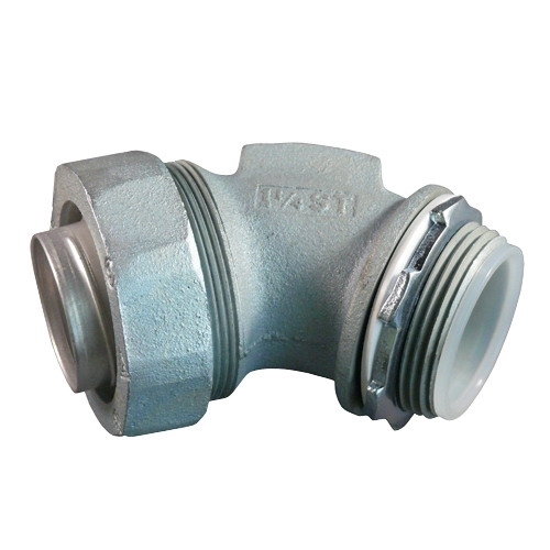 4 IN 45D INSUL LFMC CONN