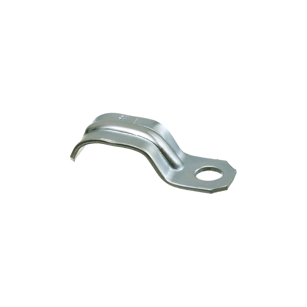 1-Hole Steel Strap for service entrance cable, accepts 2/3 wire.