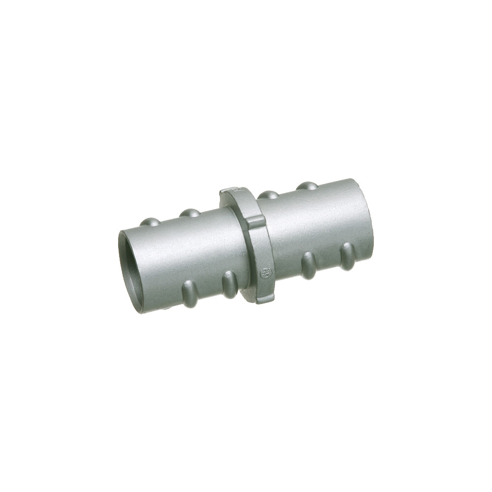 1-1/4" coupling, Screw in connector for flexible metal conduit. Zinc die-cast.
