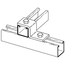 TWO HOLE Z-SPT  B32 CHNL, ZN PLTD