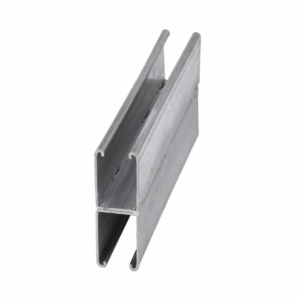 CHNL, 2 7/16" X 1 5/8", BACK TO BACK, 12 GA, 240", GR