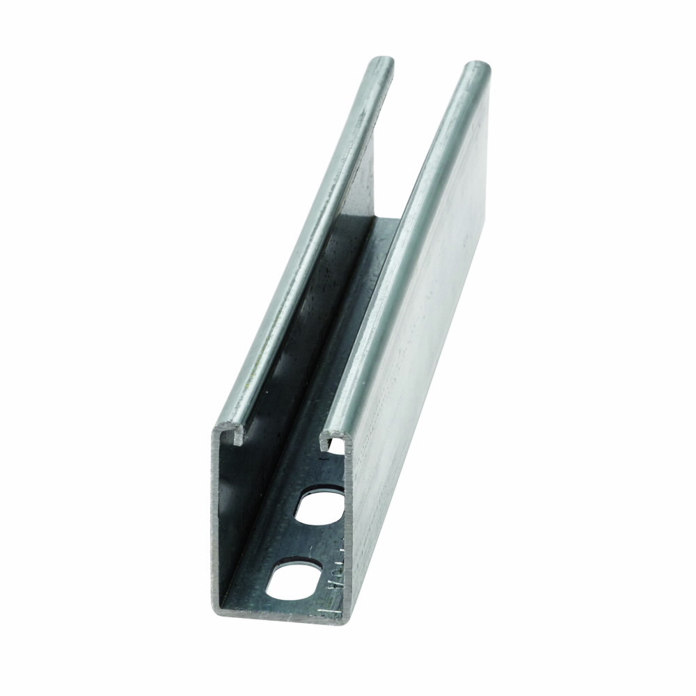 CHNL, 2 7/16" X 1 5/8", 9/16" X 1 1/8" S-HOLES, 12 GA, 120