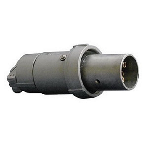 Powertite; Grounding Style 1 Shell Only Reverse Service Clamp Ring Plug; 100 Amp, 600 Volt AC at 50 - 400 Hz/250 Volt DC, 3-Pole, 3-Wire, 3 Phase, Pressure Wire Terminal