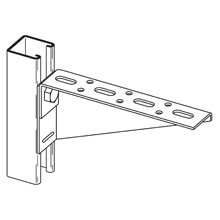 SLOTTED BRKT, LEFT, 6", GR