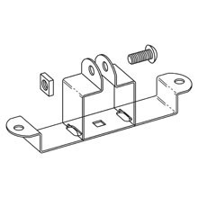 FLUOURESCENT FIXTURE HANGER,  1 5/8" X 1 5/8" CHNL, Z