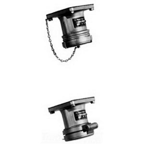 Powertite; Grounding Style 1 Polarized Receptacle; 60 Amp, 600 Volt AC/250 Volt DC, 4-Pole, 4-Wire, Pressure Wire Terminal