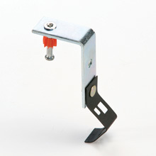 Eaton B-Line series all threaded rod and drop wire supports, Hangers, 1" Height, 1" Length, 1" Width, 0.09lbs, Drive pin fasteners, #8 Wire or 0.25" rod, 30 lbs load capacity