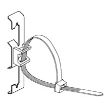 Eaton B-Line series all threaded rod and drop wire supports, Communication and low voltage, 0.033lbs, #12 wire through 0.25" plain or threaded rod, Cable fasteners, 0.25" plain rod size, 8" cable tie included