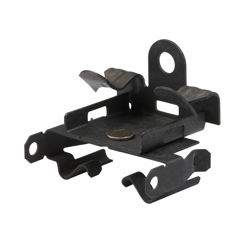 Eaton B-Line series cable support fasteners, Beams, Flange, 1" Height, 1" Length, 1" Width, 0.001lbs, Cable to beam fasteners, .13" Min mount size, .25" Max mount size, M10 rod size, 2 Max runs