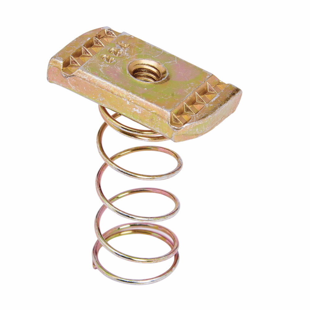 SPRING NUT, 7/16"-14 THREAD, 3/8" NUT