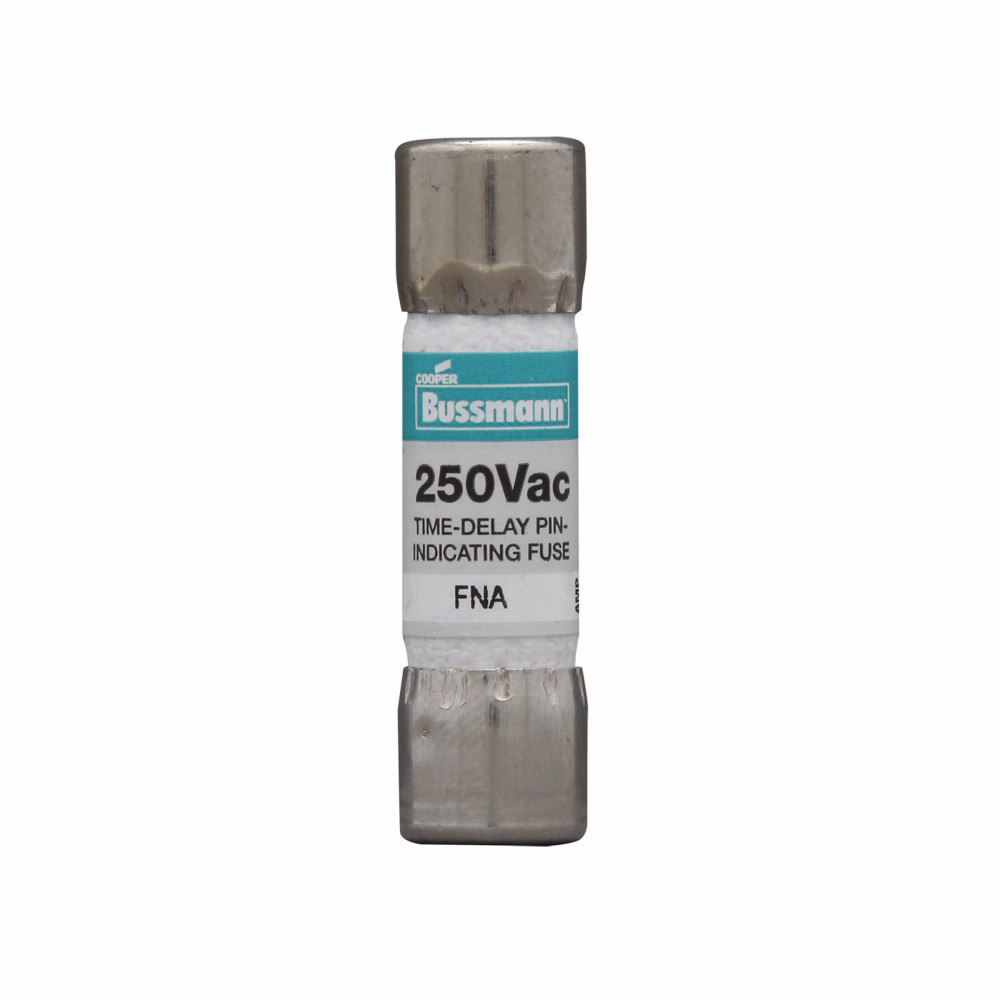 Eaton Bussmann series FNA fuse, Time-delay fuse, Inductive load circuits, electronic circuits, 3 A, Dual, Non-indicating, Ferrule end x ferrule end, 200 kAIC at 250 Vac,10 kAIC at 125 Vac, Silver-plated pin, Standard, 250 V