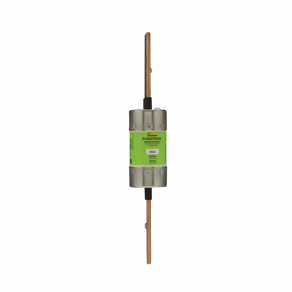 Eaton Bussmann series FRS-R fuse, 175 A, Dual, Class RK5, Non-indicating, Blade end x blade end, 10 sec at 500%, 20 kAIC at 300 Vdc,200 kAIC at 600 V, Standard, 600 V, 300 Vdc