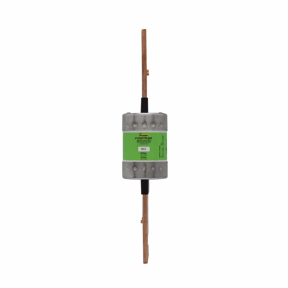 Eaton Bussmann series FRS-R fuse, 300 A, Dual, Class RK5, Non-indicating, Blade end x blade end, 10 sec at 500%, 20 kAIC at 300 Vdc,200 kAIC at 600 V, Standard, 600 V, 300 Vdc