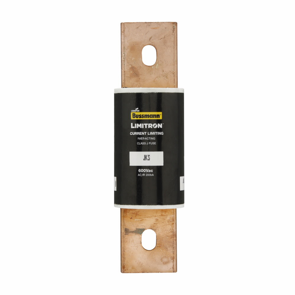 Eaton Bussmann series JKS fuse, LIMITRON Fast-acting fuse, Power panelboards, machinery disconnects, 300 A, 1, Class J, Non-indicating, Bolted blade end x bolted blade end, 200 kAIC at 600 Vac, Standard, 1, 600 V