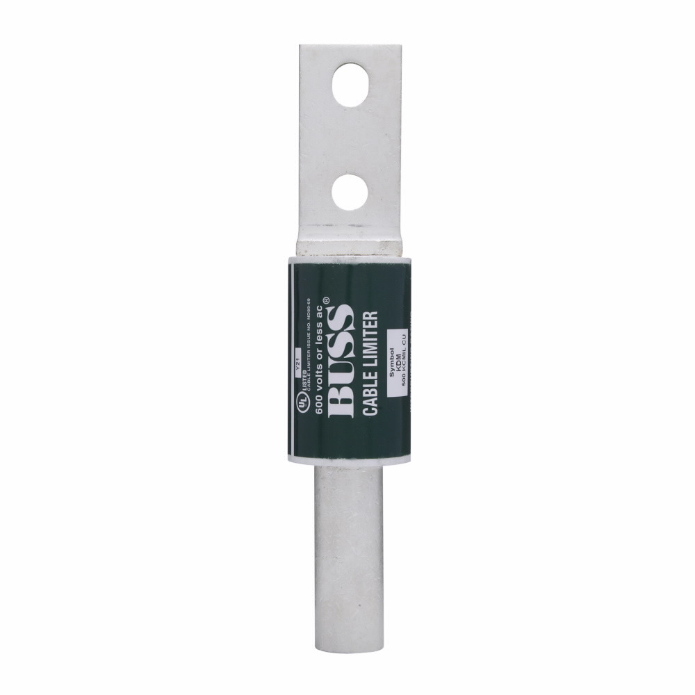 Eaton Bussmann series KDJ cable limiter, 200 kAIC, Tubular end X offset bolted end, Cable: Copper, 1.63, Inch, 350 kcmil, Non Indicating