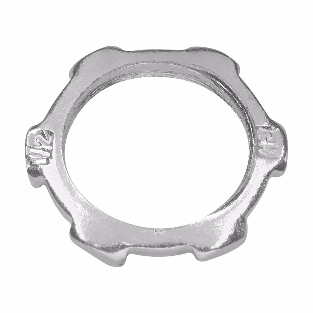 16X Thin Construction Conduit Locknut, 2 in, For Use With Rigid/IMC Conduit, Steel