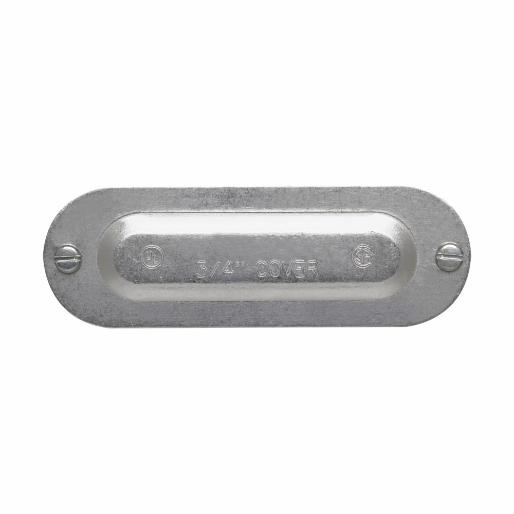 Eaton Crouse-Hinds series Condulet Series 5 cover, Aluminum, 1-1/4" or 1-1/2"