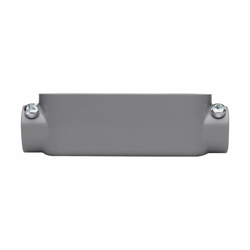 Eaton Crouse-Hinds series Condulet Series 5 conduit outlet body, Rigid/IMC, Copper-free aluminum, C shape, Body, traditional cover and gasket, 3/4"