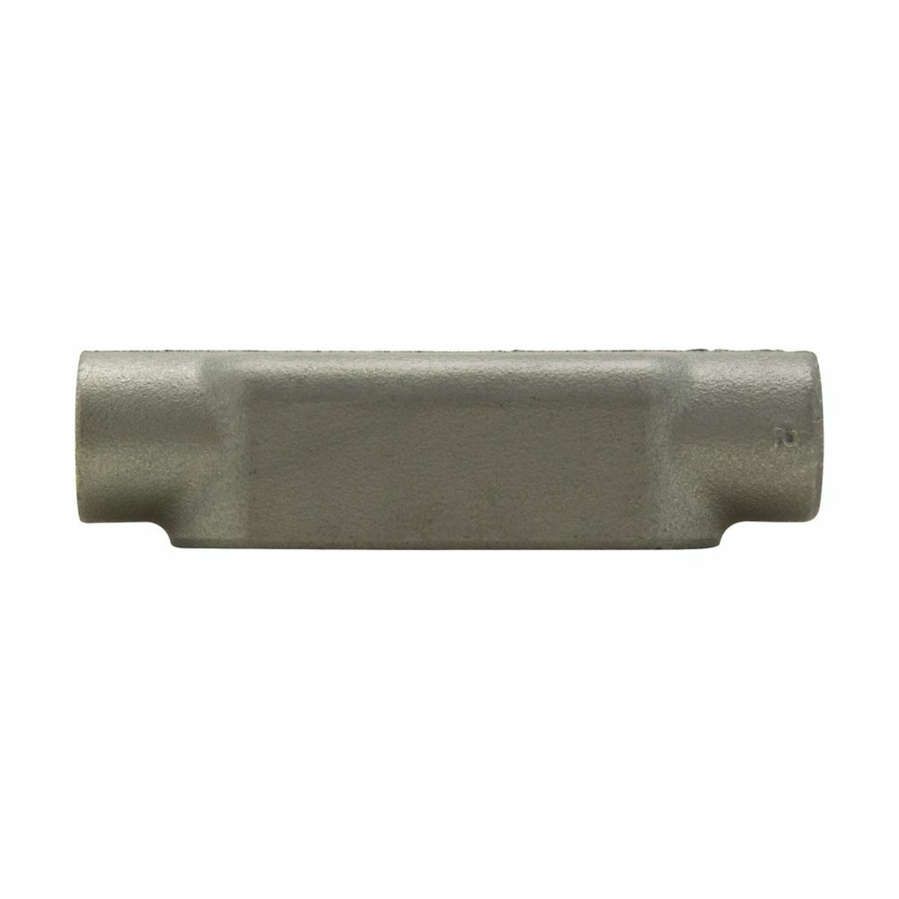 Eaton Crouse-Hinds series Condulet Form 8 conduit outlet body, Feraloy iron alloy, C shape, 1-1/2"