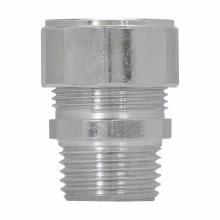 Eaton Crouse-Hinds series CG color-coded cord grip, Cable range min/max: 0.95-1.05", Black, Straight, Steel, 1-1/2"